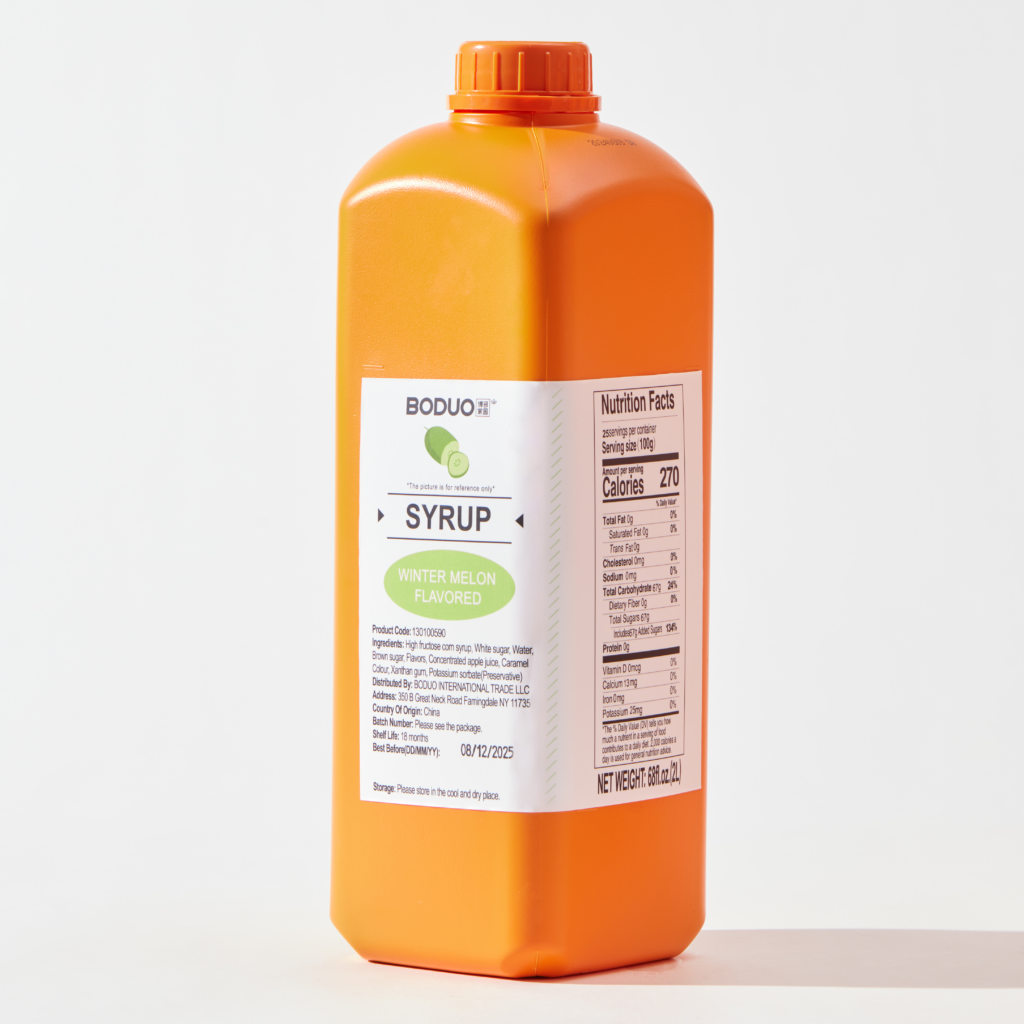 Winter Melon Syrup 冬瓜蜜风味饮料 | 6 lbs × 8 bottles / Carton