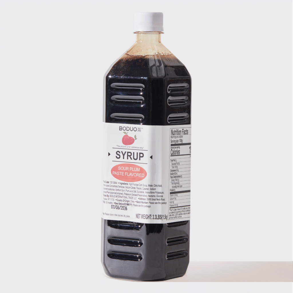 Plum Paste Syrup 酸梅膏 | 3.3 lbs × 12 bottles / Carton
