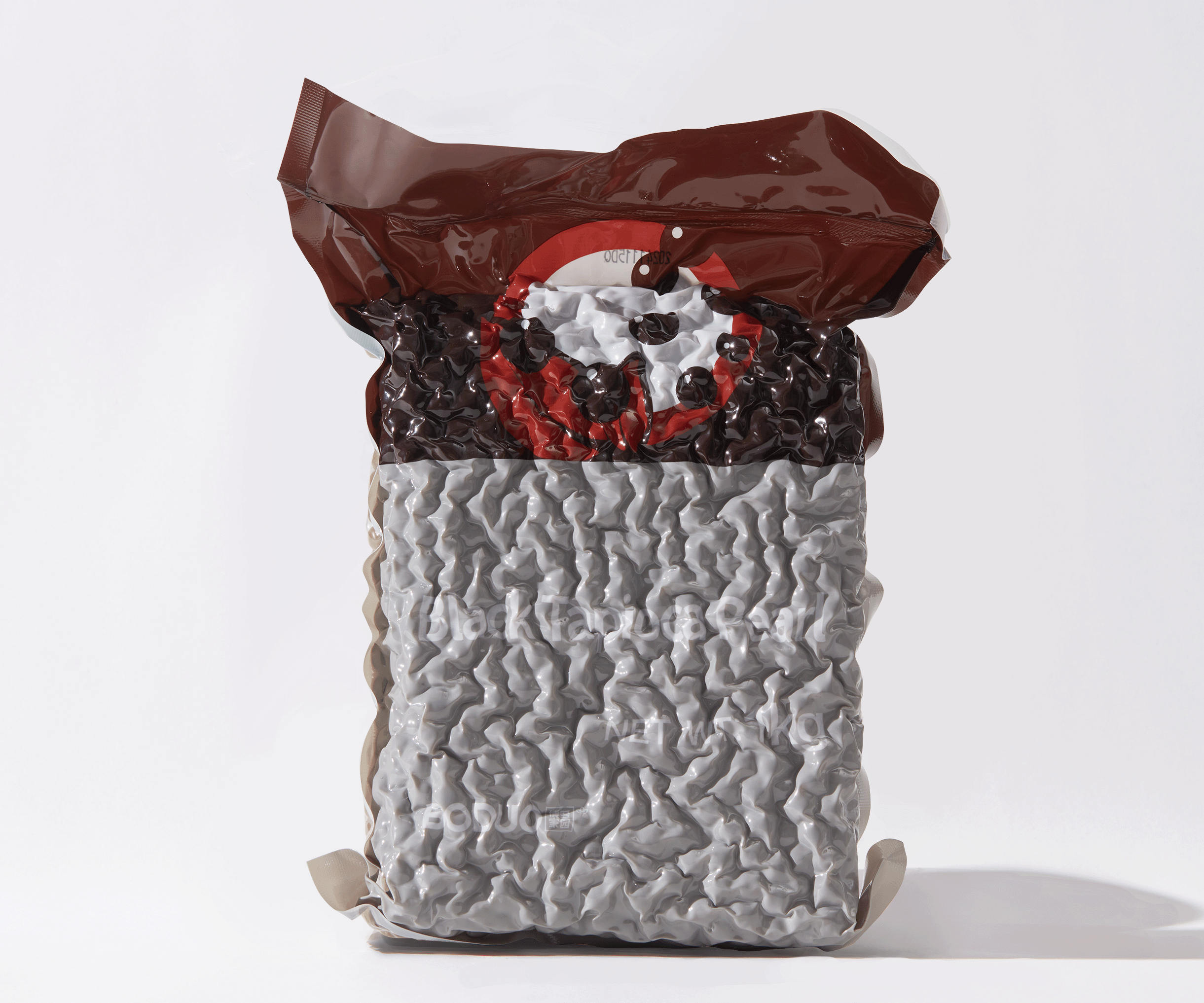 Black Tapioca Pearl (0.8-0.9 cm) 黑珍珠粉圆 | 2.2 lbs × 20 bags / Carton