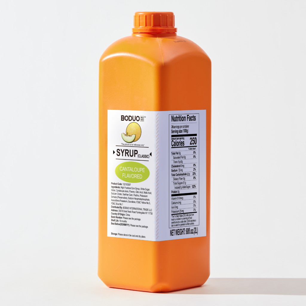 Honeydew Syrup 哈密瓜味糖浆 | 6 lbs × 8 bottles / Carton
