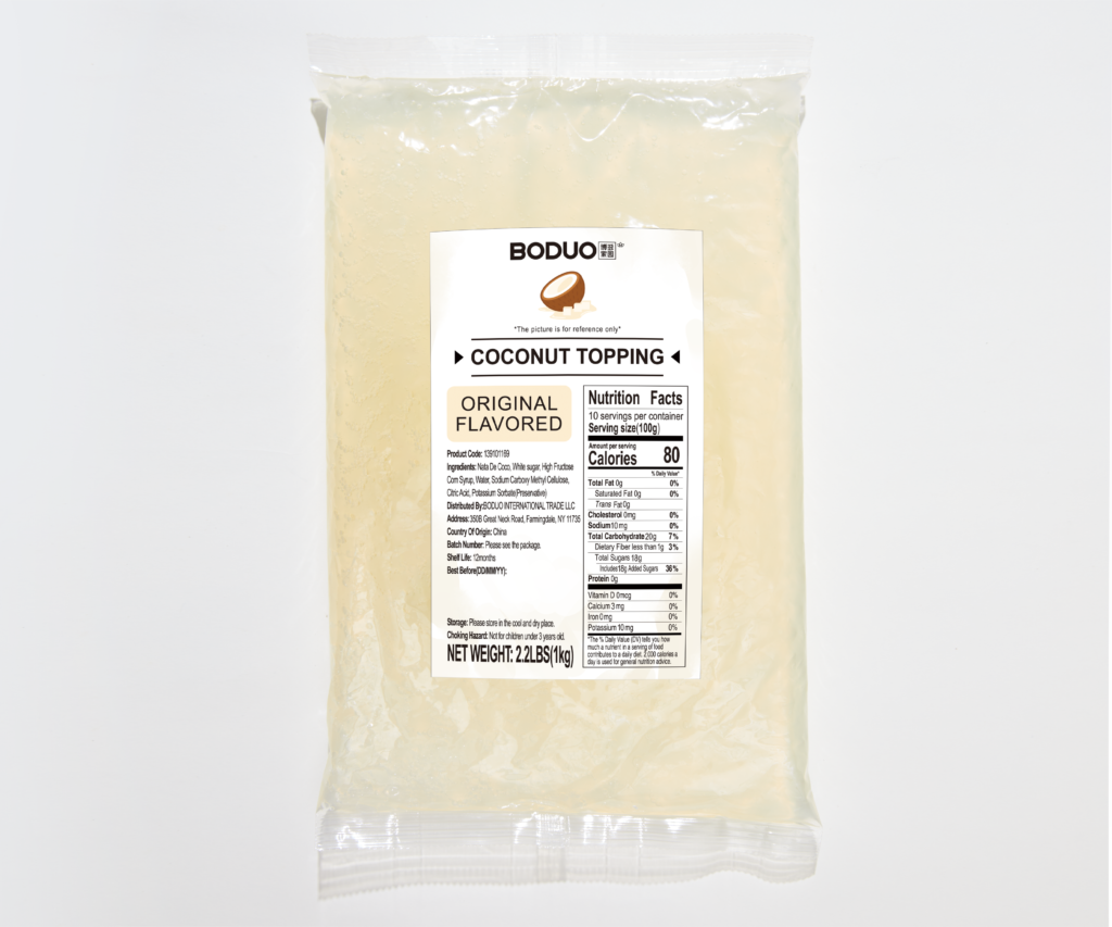 Original Coconut Jelly 原味椰果 | 2.2 lbs × 20 bags / Carton