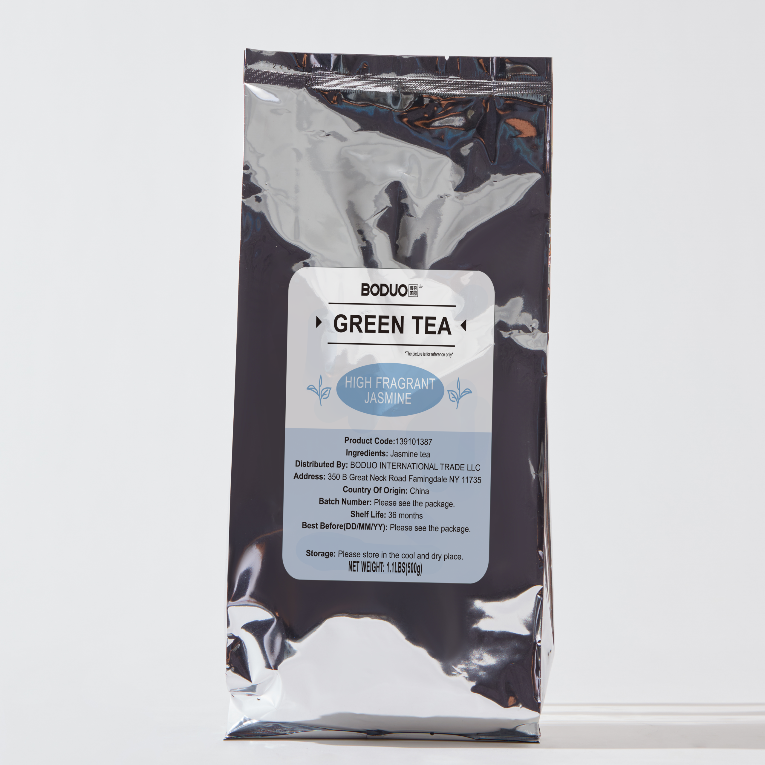 High Fragrant Jasmine Green Tea 高香茉莉花茶纯茶 | 500 g × 30 bags