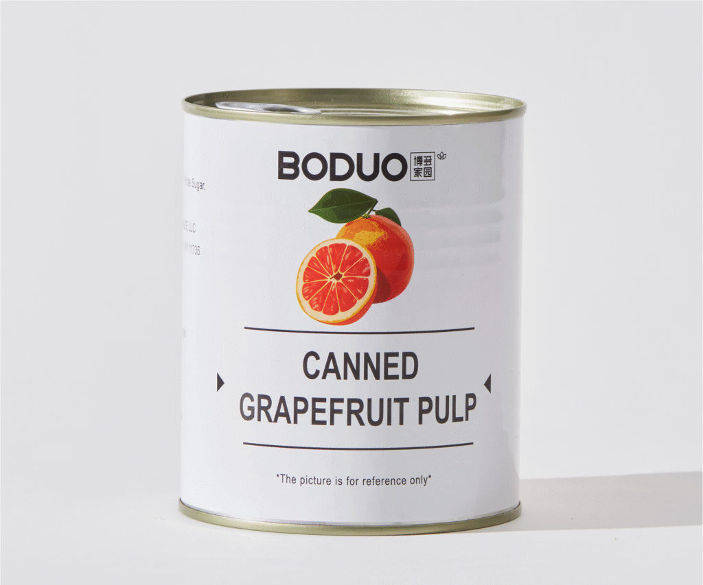 Canned Grapefruit Pulp 红西柚罐头 | 30 oz × 12 cans / Carton