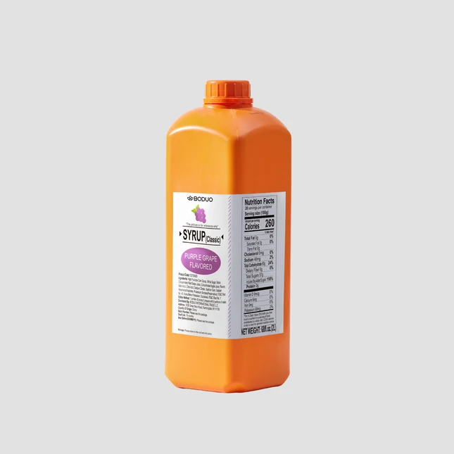 Purple Grape Syrup 紫葡萄味糖浆 | 67 oz × 8 bottles / Carton