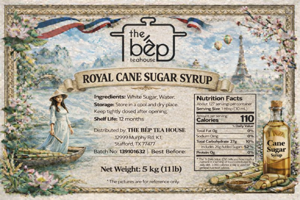 Bep Cane Sugar Syrup 蔗糖糖浆美国德州 | 11lbs × 4 buckets / Carton