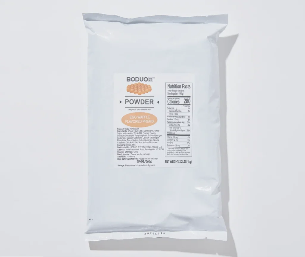 Waffle Flavored Premix Powder 华夫鸡蛋仔味预拌粉 | 2.2 lbs × 20 bags / Carton