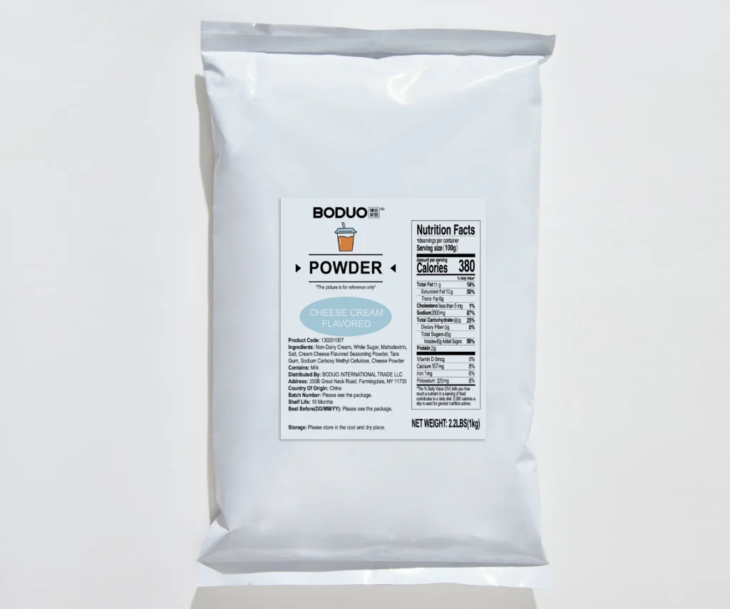 Cheese Cream Flavored Powder 起司奶盖味粉固体饮料 | 2.2 lbs × 20 bags / Carton