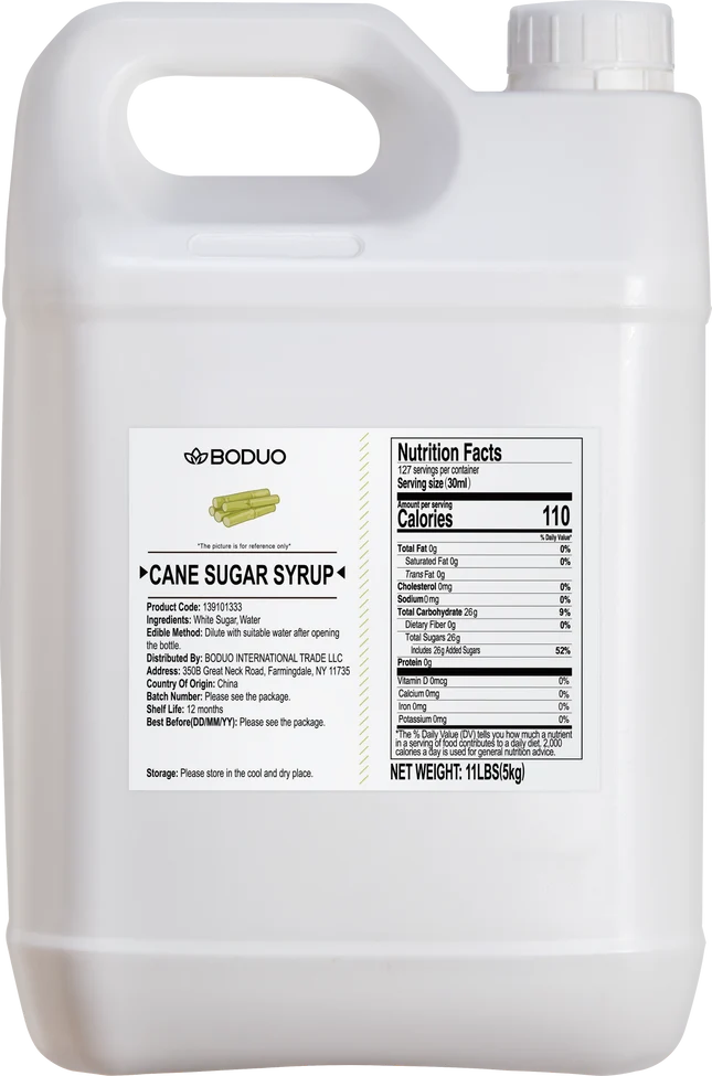 Cane Sugar Syrup 蔗糖糖浆美国德州 | 11lbs × 4 buckets / Carton